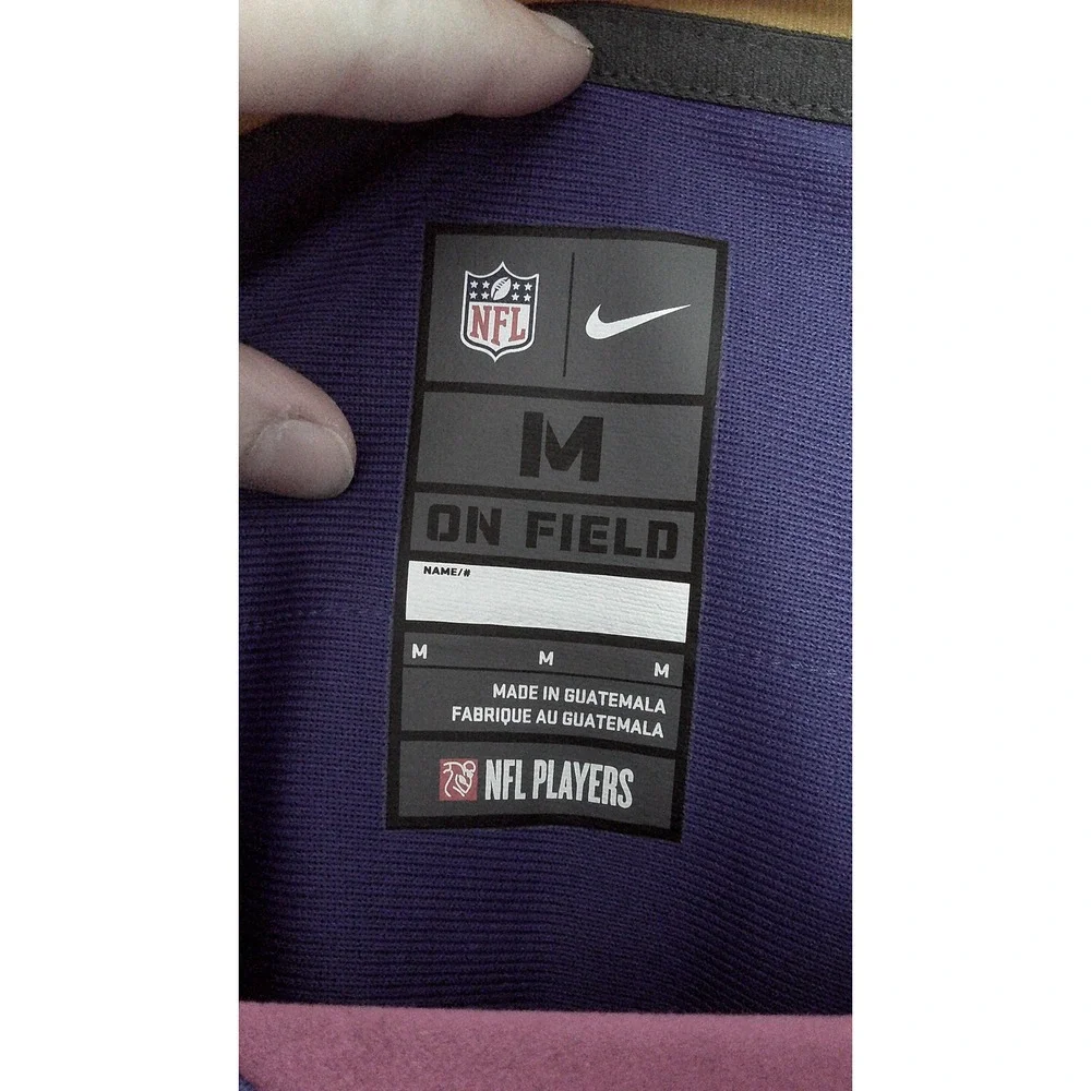 Nike Football Jersey Mens Medium Blue Excellent Jared Goff LA Rams #16 On Field
